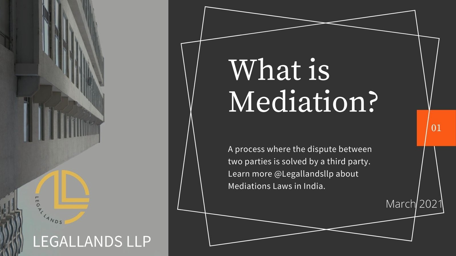what is mediation, What are the Services of legallands