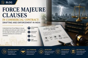Force Majeure Clauses In Commercial Contract: Drafting And Enforcement In India